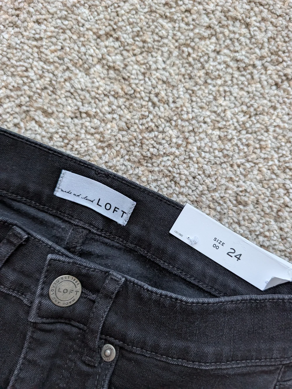 LOFT womens black